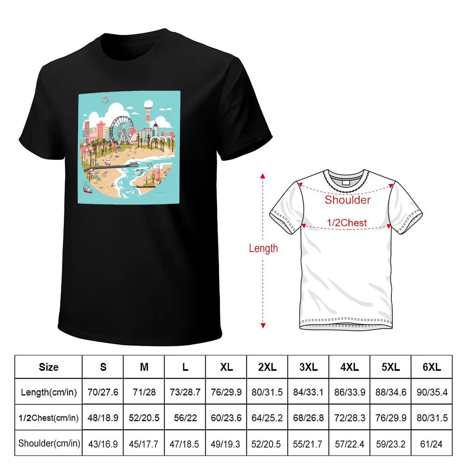 Virginia Beach cute style T-Shirt Performance Workout Short Sleeve Tee