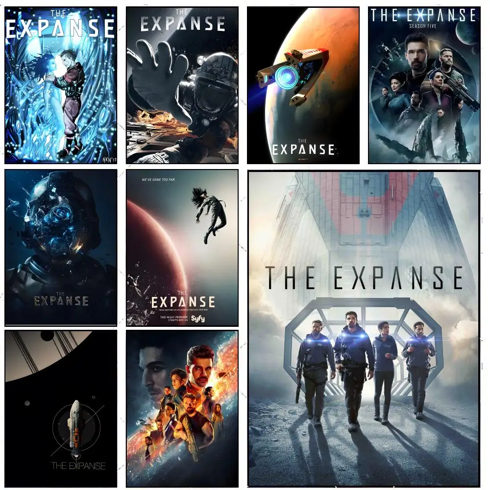 Space Opera The Expanse-S Poster Self-adhesive Painting With Prints Home Bedroom Living Room Decoration Holiday Gifts