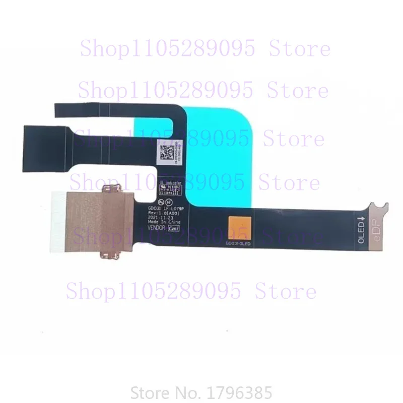 NEW LCD Flexible Cable for DELL XPS13 9320 P151g OLED Screen Cable LF-L079P DA3000100 10 0T6VDG