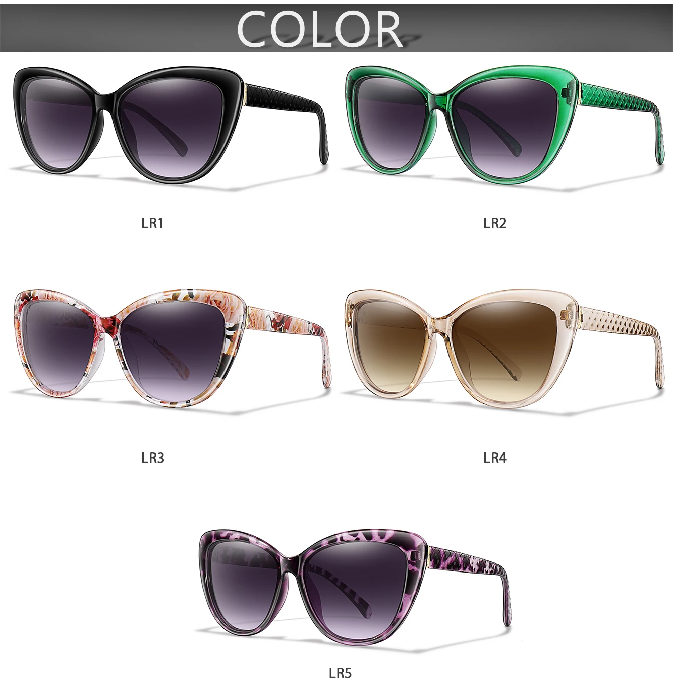 Vintage-Angelsonnenbrille für Männer und Frauen, lässige Retro-Rundbrille mit UV-Schutz, Outdoor-Sport, Laufen, Wandern mit BOX – Detail 3