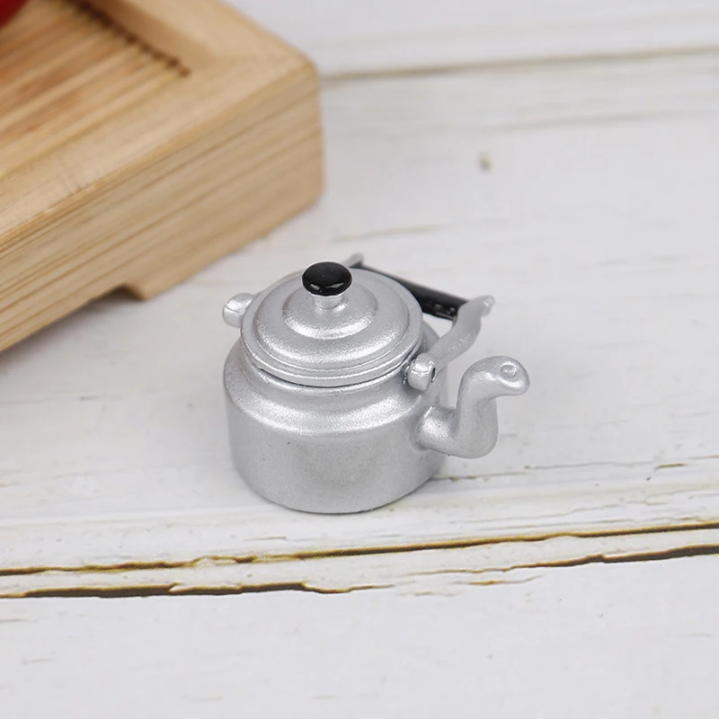 1: 12 Doll House Mini Simulation Kettle Miniature Furniture Toy Kitchen Supplies