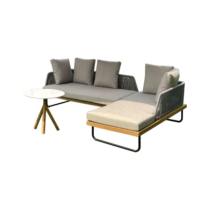 

Outdoor leisure rope sofa, furniture, outdoor garden courtyard, outer pendulum waterproof and sunscreen
