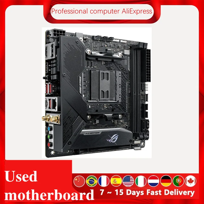 Used For ASUS ROG STRIX B550-I GAMING B550i Motherboard Socket AM4 For AMD B550M B550 Original Desktop PCI-E 4.0 Mainboard