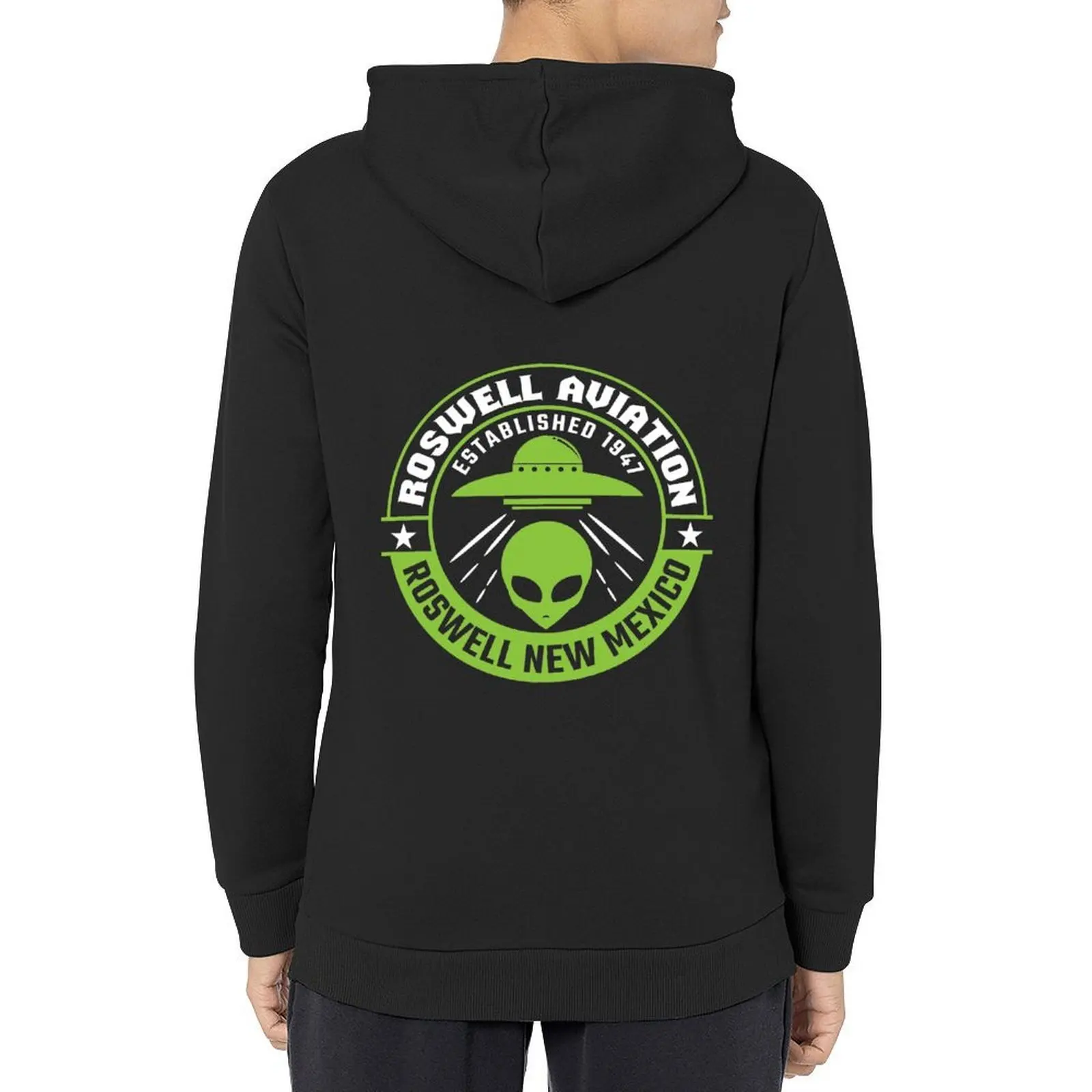 

Roswell Aviation New Mexico Alien UFO Hoodie japanese style korean style clothes korean autumn clothes tracksuit men