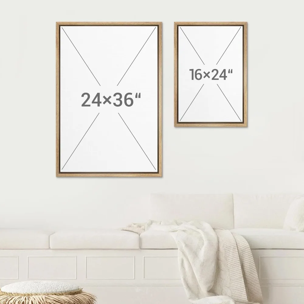 مجموعة فنية جدارية مطبوعة على القماش مؤطرة باللونين الأسود والبيج، رسوم توضيحية هندسية حديثة وجريئة وبسيطة، حد أدنى للديكور زن #6