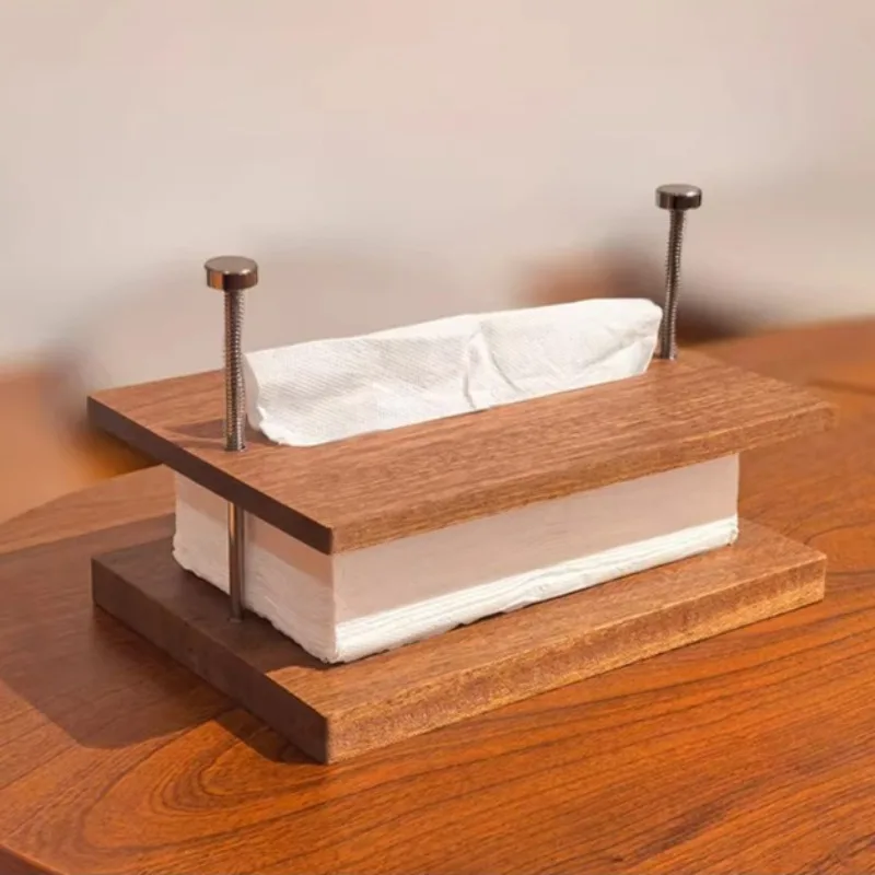 

Submerged Tissue Box Ebony Paper Box Napkin Boxes Tissue Holder Tissues Organizer Desktop Floating Napkin Holder Storage Rack