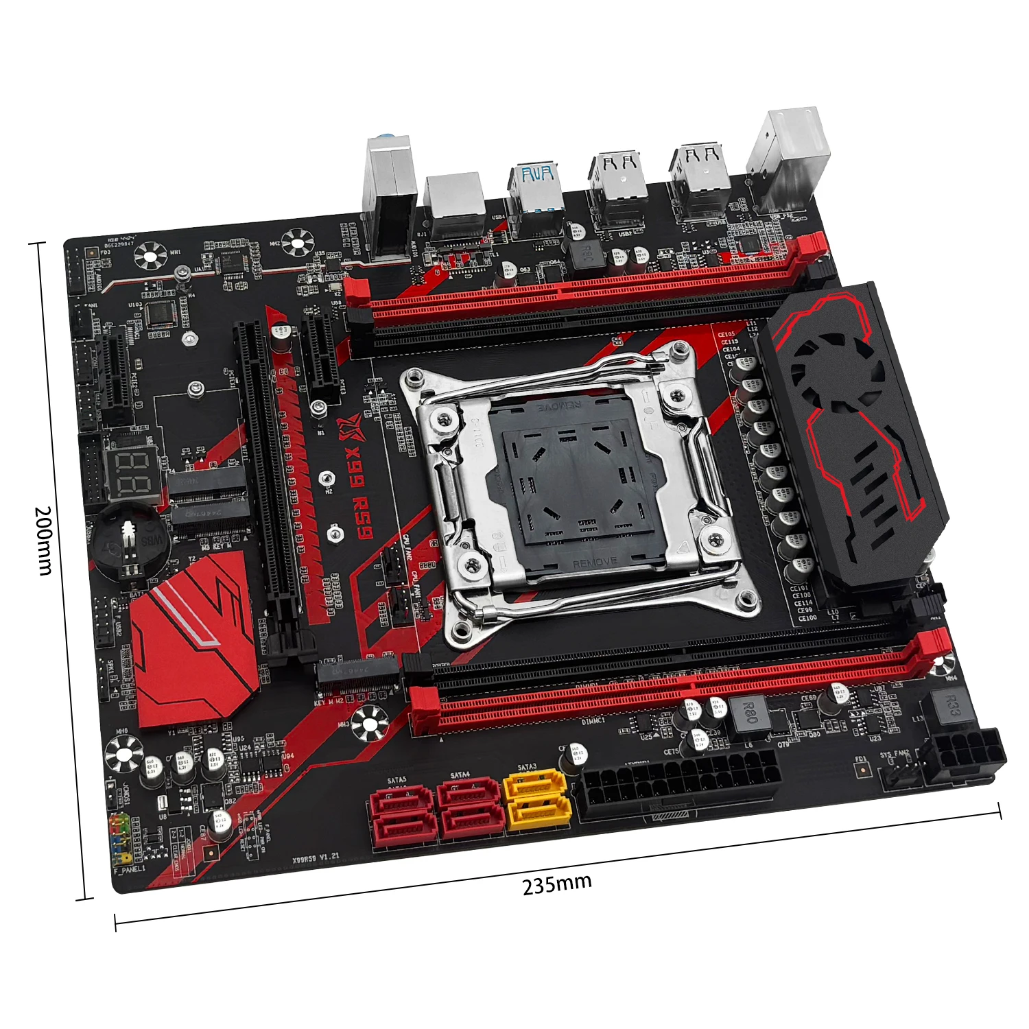 MACHINIST X99 RS9 carte mère Combo LGA2011-3 Xeon Kit E5 2640 V4 processeur d'unité centrale DDR4 16GB 2666MHz mémoire NVME M.2 quatre canaux