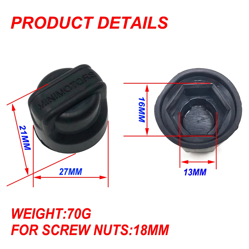 Nut Cap Electric Scooter Dustproof Protecting for Speedway Series Dualtron Thunder Ultra2 Eagle Victor Zero 8X 10X 11X