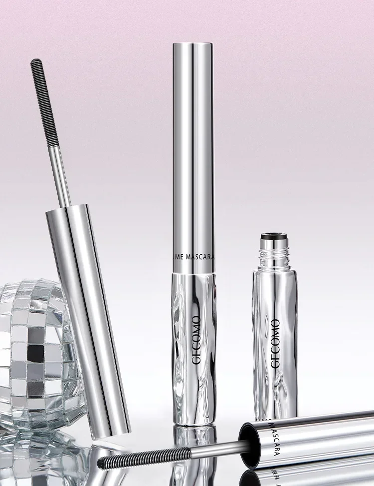 Long-lasting Curling Mascara Waterproof and Sweat-proof Separates Each Lash Thick and Voluminous Steel Tube Mascara