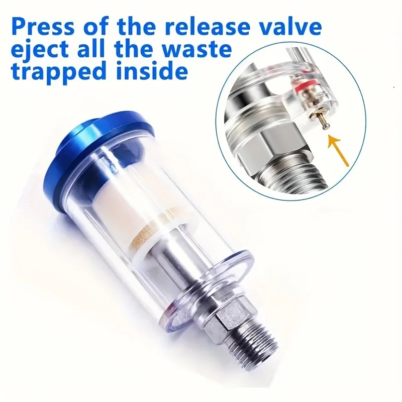 Spritzpistole Filter Luftquelle Prozessor Spritzpistole pneumatische Öl Wasser Separator Luftfilter Farbe Luftquelle Filter Wasser Gitter Schwanz