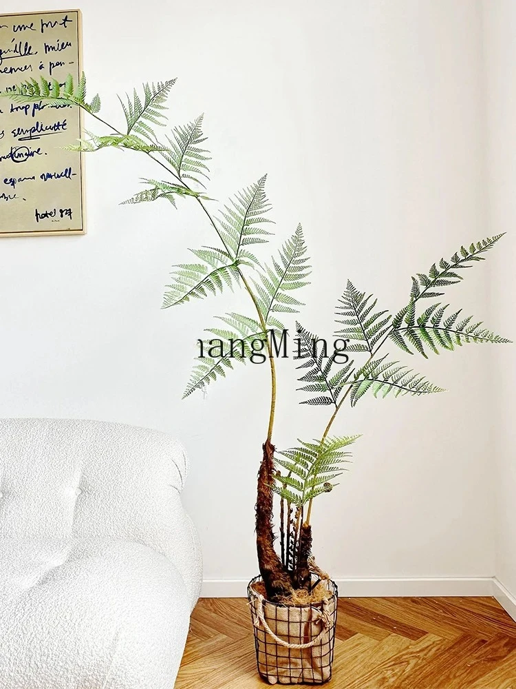 

HJ simulated plant ornament floor potted plant decoration simulation indoor landscaping design fake green plants