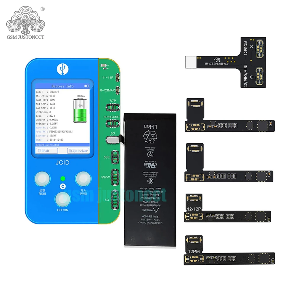 

Phone Battery Data Corrector Repair External Flex Cable JC V1S V1SE For iPhone 11 12 13 Pro MAX Replacement Repair Battery Board