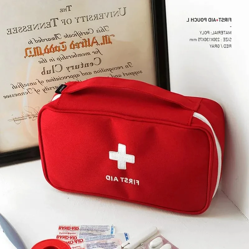 Portable First Aid Kit Outdoor Survival Disaster Earthquake Emergency Bags Big Capacity Home/Car Medical Package Medical