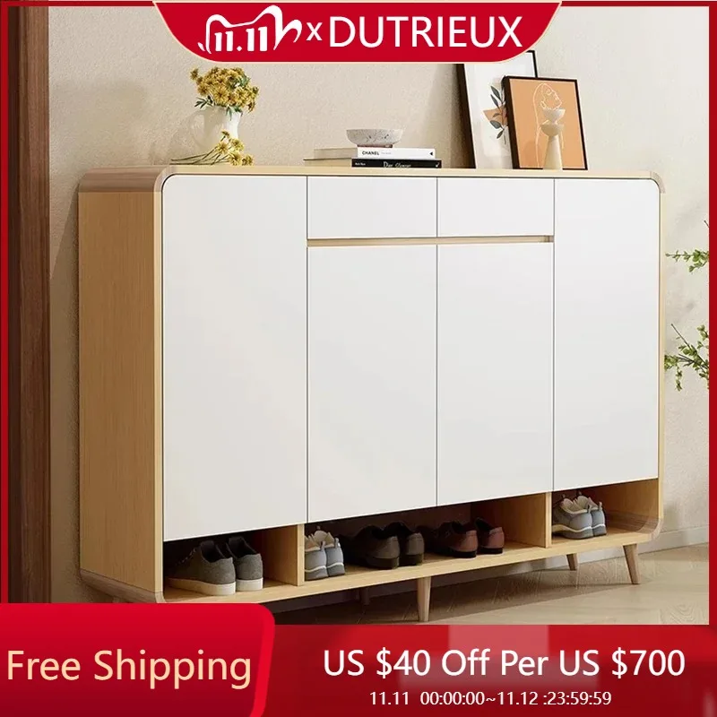 

Professional Hallway Shoe Cabinets Dormitory Wooden Simple Storage Cheap Shoe Cabinets Organizers White Zapatero Home Products
