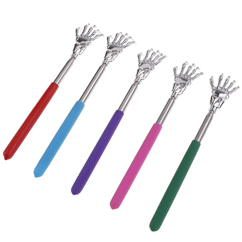 Extendable Hand Claw Back Scratcher Massager Stainless Steel Self Itching Relief