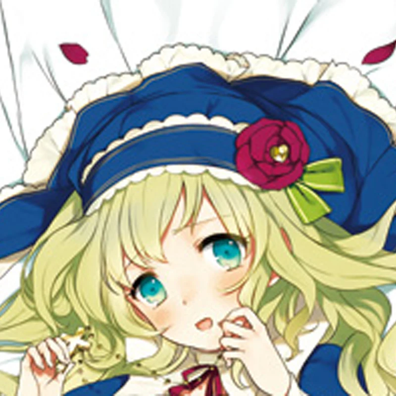 Anime Dakimakura Pillow Cover Alice Cartelet Double Sided Print Pillow Case 120cm-180cm Custom Cartoon Character DIY Home Decor