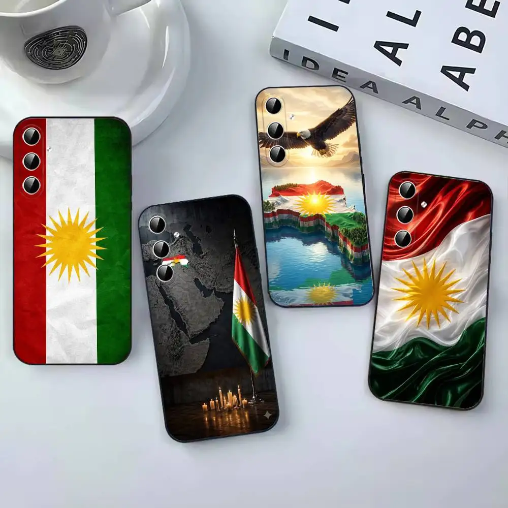 K-Kurdistan F-Flag Fashion Phone Case For Samsung Galaxy A52 42 32 22 12 02S 72 73 51 41 31 21S coque  Cover