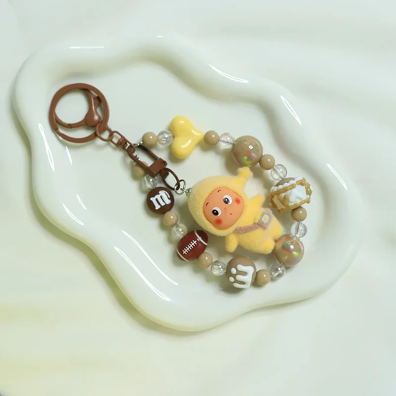 1 قطعة حقيبة سلسلة المفاتيح الكرتون حلي معلقة #1