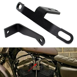 Motorcycle Ignition Key Rrlocation Kit And Coil Mounting Bracket For Harley Sportster Iron 883 1200XL Super Low Custom 2007-2022