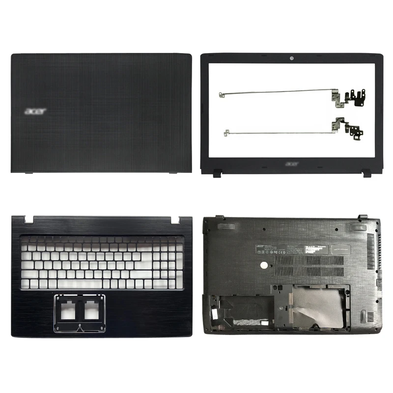 pop laptops case para acer e5575 e5 576 e5 573 e5 523g tmtx50 tmp25 n16q2 lcd capa traseira moldura frontal dobradica descanso para as maos caixa inferior 01