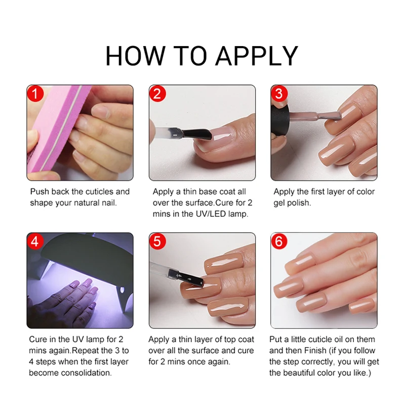 Parkson-esmalte de Gel semipermanente para manicura, laca híbrida UV con purpurina, Base roja, capa superior, 12ml