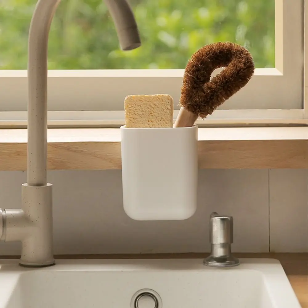 New Creative Storage Box Simple Wall-mounted Toothbrush Holder Portable Durable Drain Basket