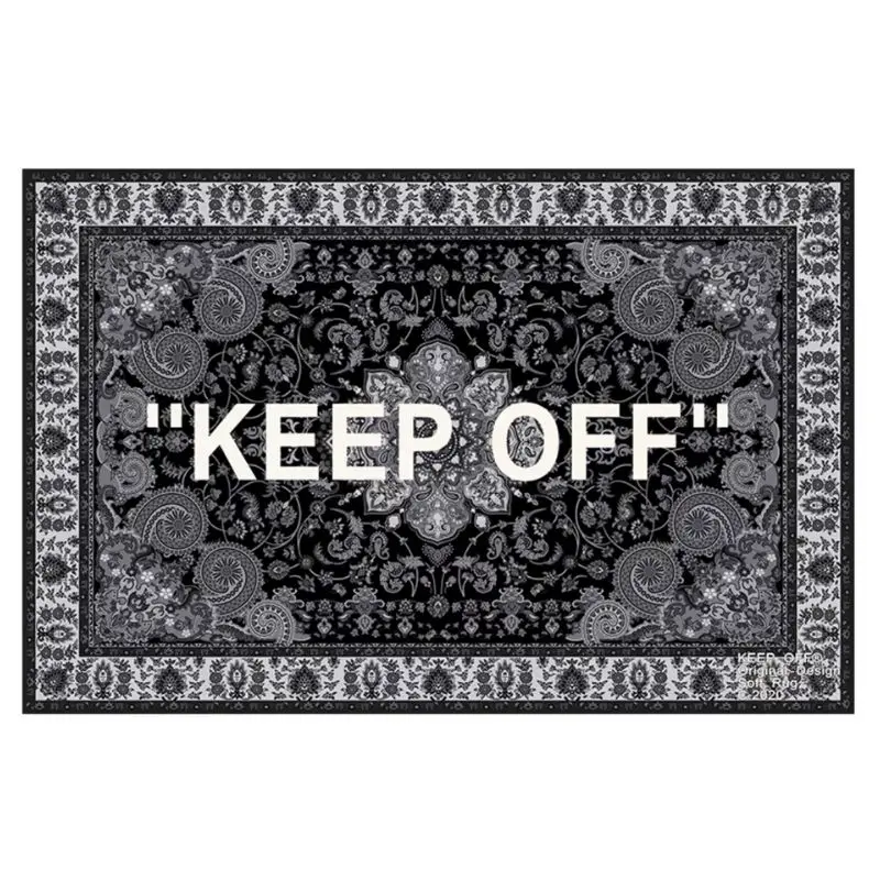 Keep Off Carpets For Living Room Fluffy Carpet For Bed Room Plush Floor Mat Soft Rugs Furry Play Mat Area Rugs 3d Black Doormat