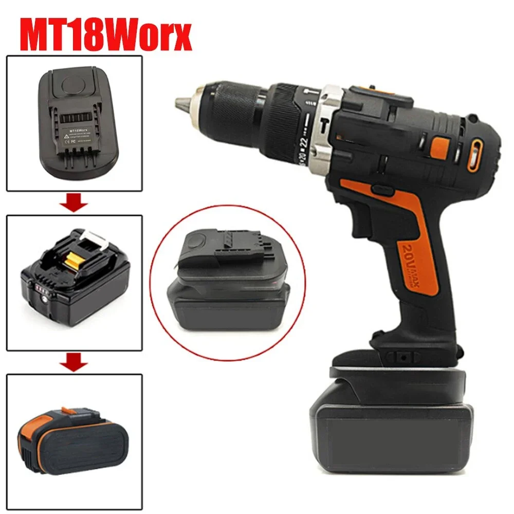 Adapter Converter for Makita 18V Battery To for Worx 5Pin Green For Worx 4PIN 20V Orange Li-ion Battery Electric Power Tools Use