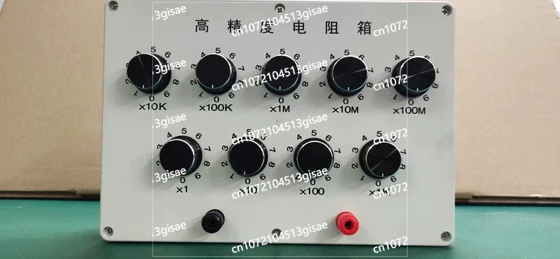 

Высокоточный электронный научно-исследовательский экспериментальный учебный вспомогательный аналоговый потенциометр, регулируемый блок сопротивления 0,1 ~ 9,9 г