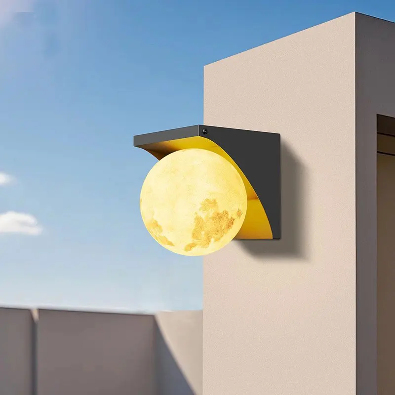 Outdoor Moon Villa Entrance, Outer Walls On Both Sides, Corridors, Corridors, Waterproof Courtyard Wall Lights