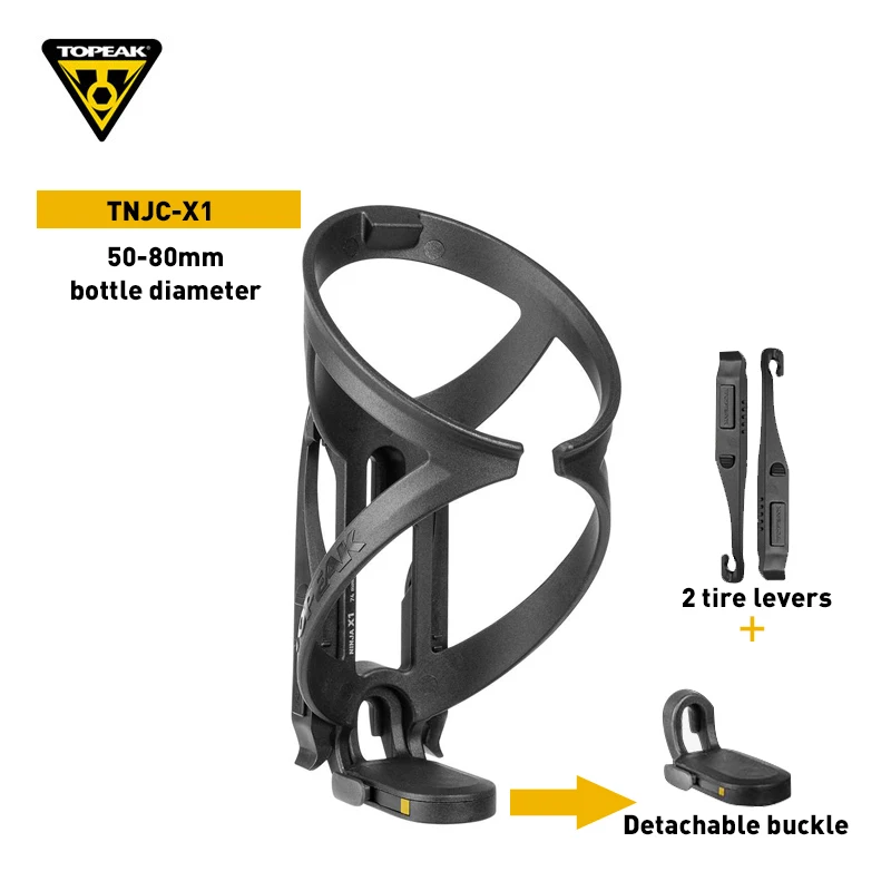 TOPEAK Bicycle Bottle Holder Ultralight Engineering Polymer MTB Road Bike Water Bottle Cage With Tire Levers Bicycle Accessories