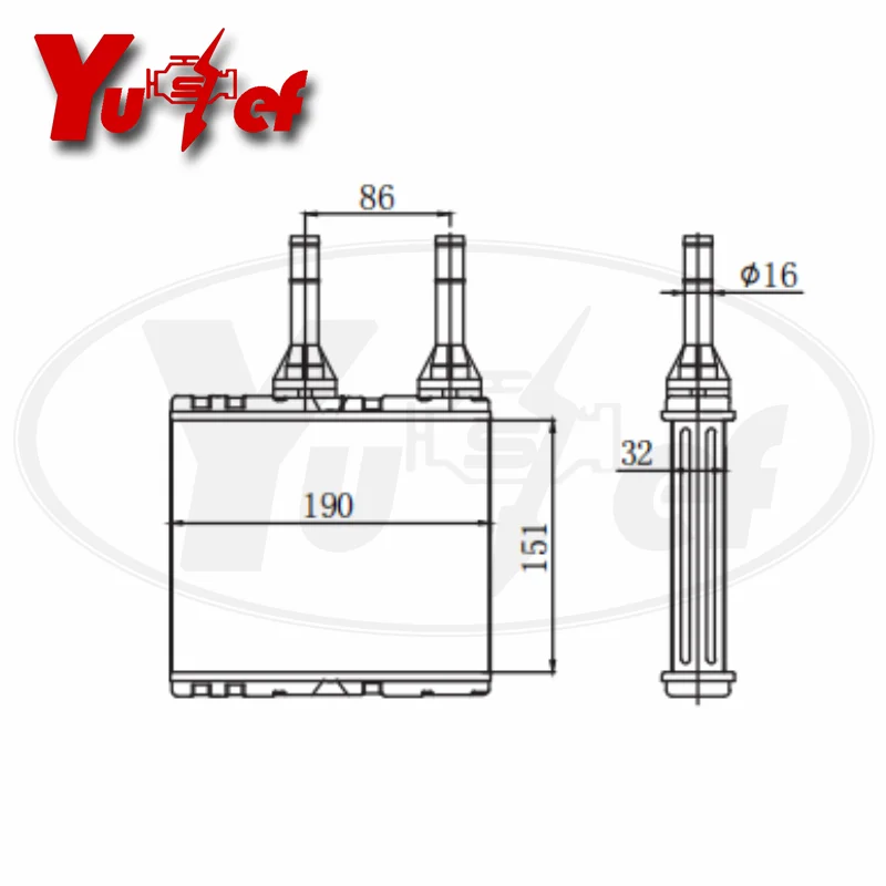 ALL ALUMINUM HEATER CORE FITS FOR NISSAN SUNNY N16 SENTRA 2000-2006 27140-5M000 271405M000