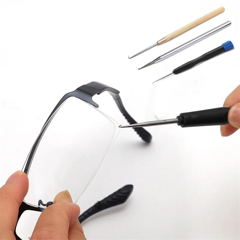 

Glasses Wire Pulling Hook Stainless Steel Professional Half Frame Glasses Accessories Screwdriver Repair Draw Hooks Tools Y150