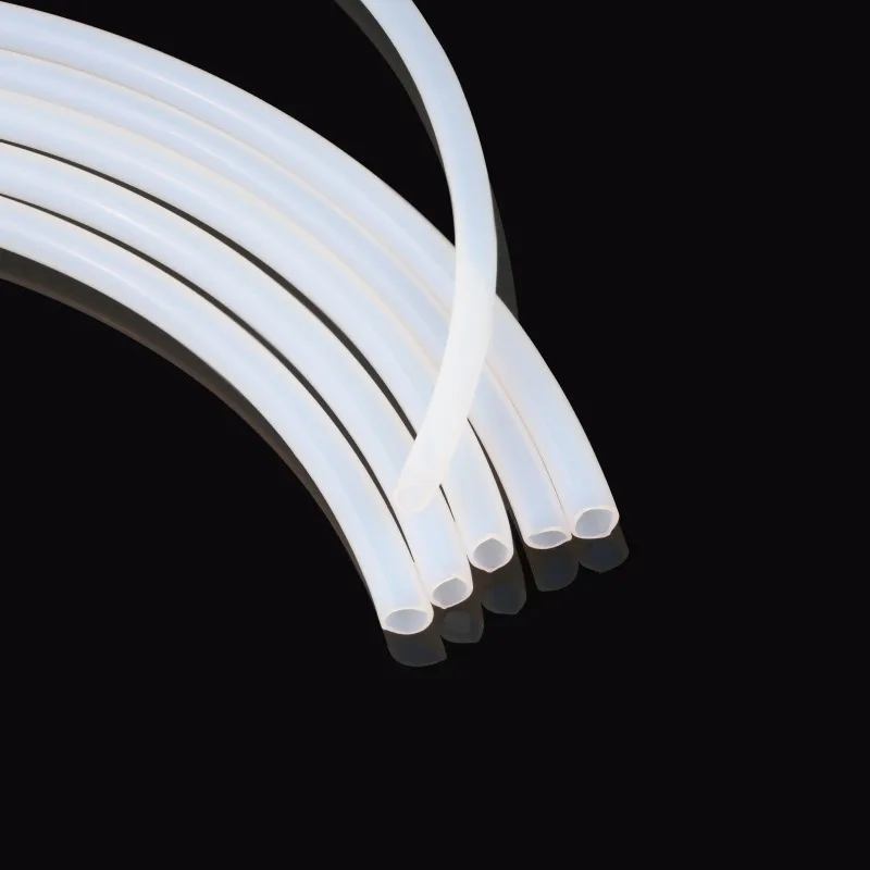 2.5KV 600V PTFE Tube ID 0.3 ~ 5.94mm S Type F46 Capillary Heat Protector Transmit Hose Corrosion Resistant Rigid Pipe