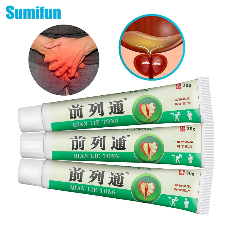 

1/3Pcs Prostate Treatment Cream Prostatitis Therapy Ointment Stop Frequent Urination Infection Medicine Men Urology Health Care