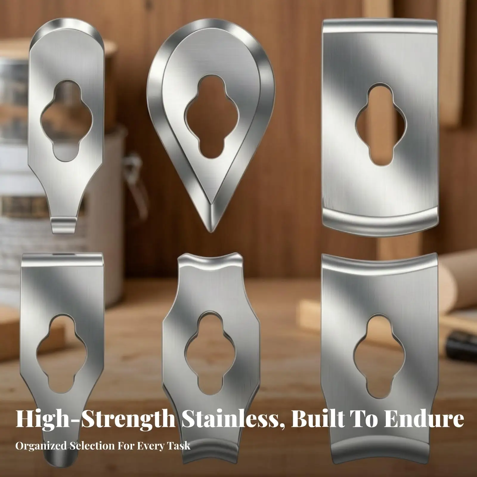 Molding Edge Tool Kit Six Stainless Blades for Scrape Shape Complex Profiles Flat Concave Fluted Styles for Mold Work