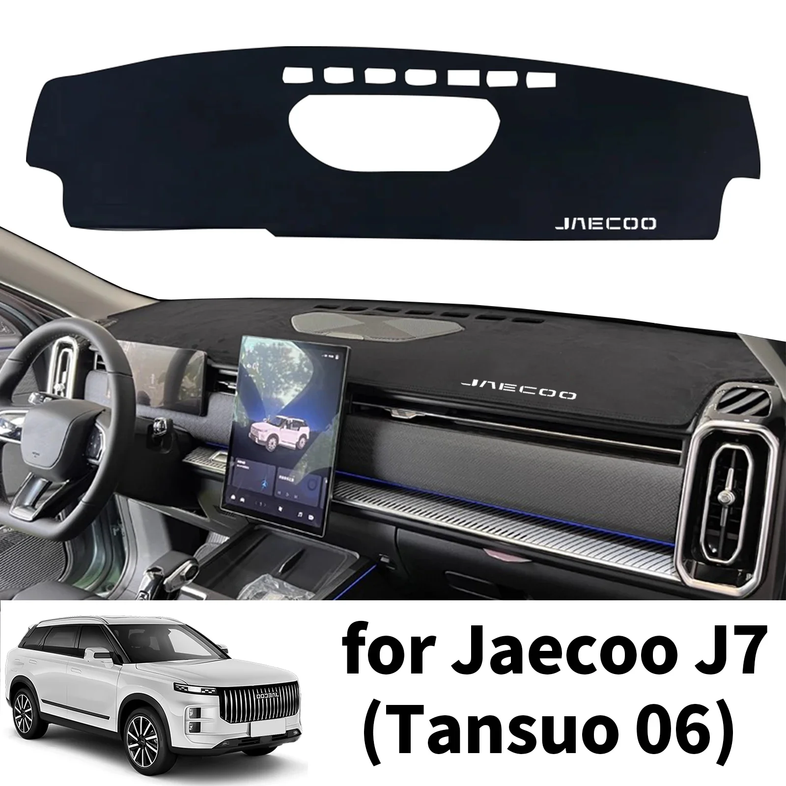 

for 2024 2025 2026 Jaecoo J7 7 Chery Tansuo 06 Car Dashmat Dashboard Cover Pad DashMat Sunshade Protective Carpet Accessories
