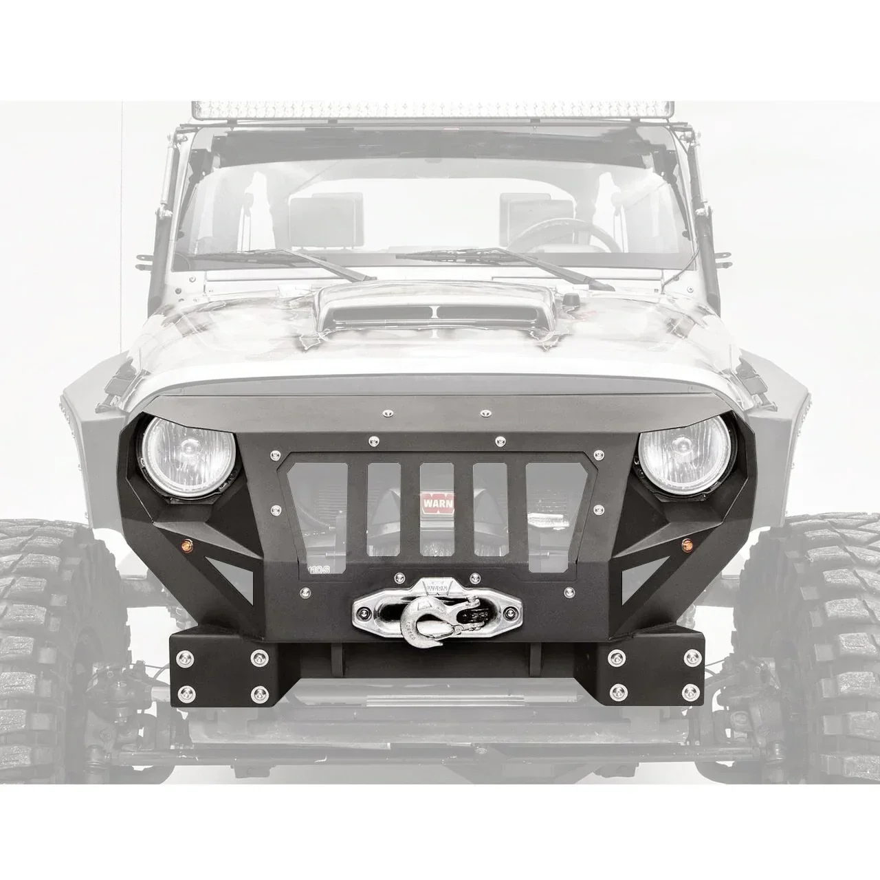 Short Style Grumper Armor Front Bumper for jeep wrangler jk