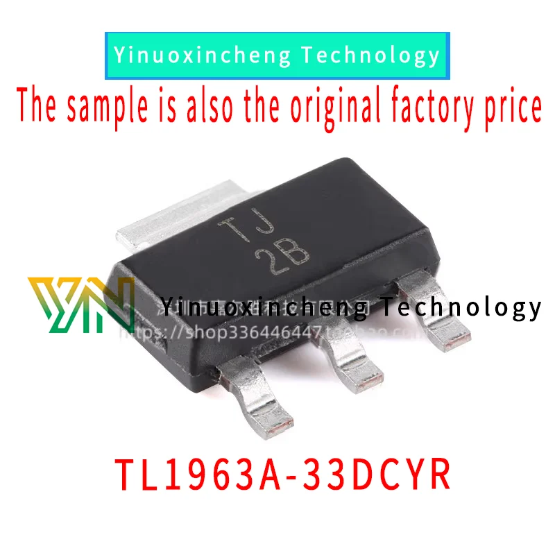 

Genuine TL1963A-33DCYR TJ SOT-223-4 1.5A 20V Low Voltage Drop Regulator Chip