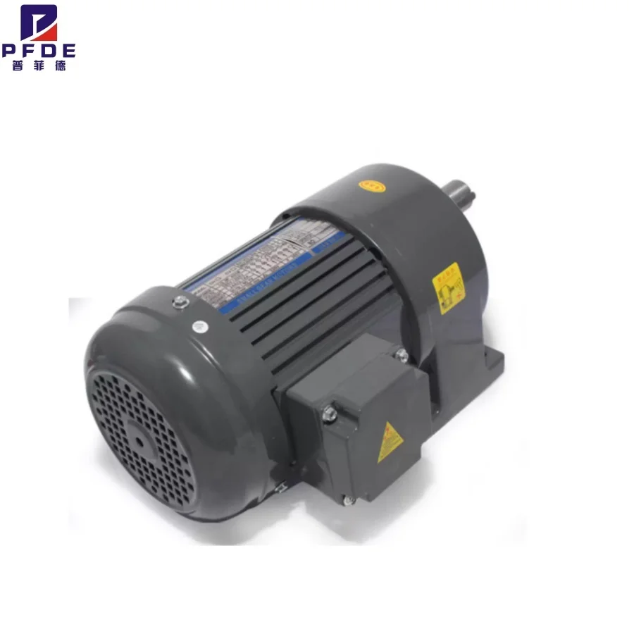380V Gear Reduction Motor Inverter Speed Control Horizontal Mount 400W Industrial AC Motor
