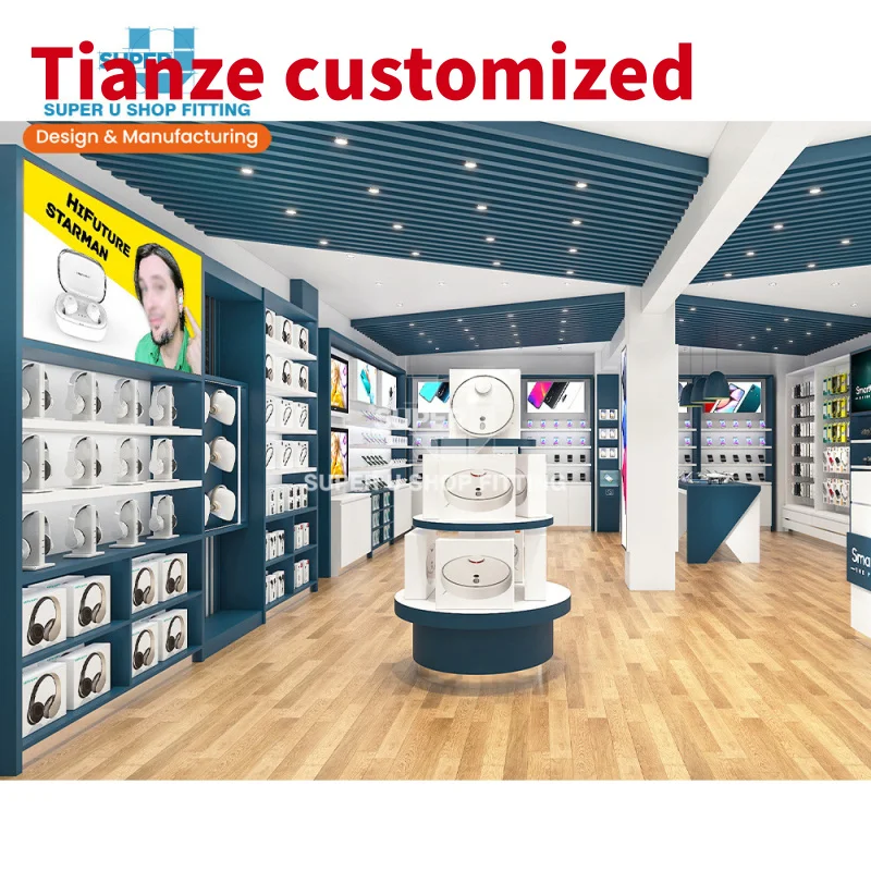 (customized)Custom Cell Phone Store Interior Design Mobile Phone Shop Furniture Retail Store Furniture Cell Phone