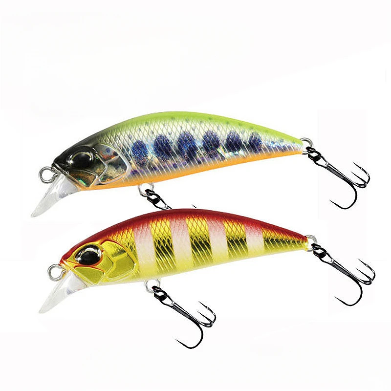 

3D Eyes Crankbait Sinking Minnow Fishing Lure 48mm 4g Wobbler Artificial Plastic Hard Bait for Sea Fishing Tackle Pesca