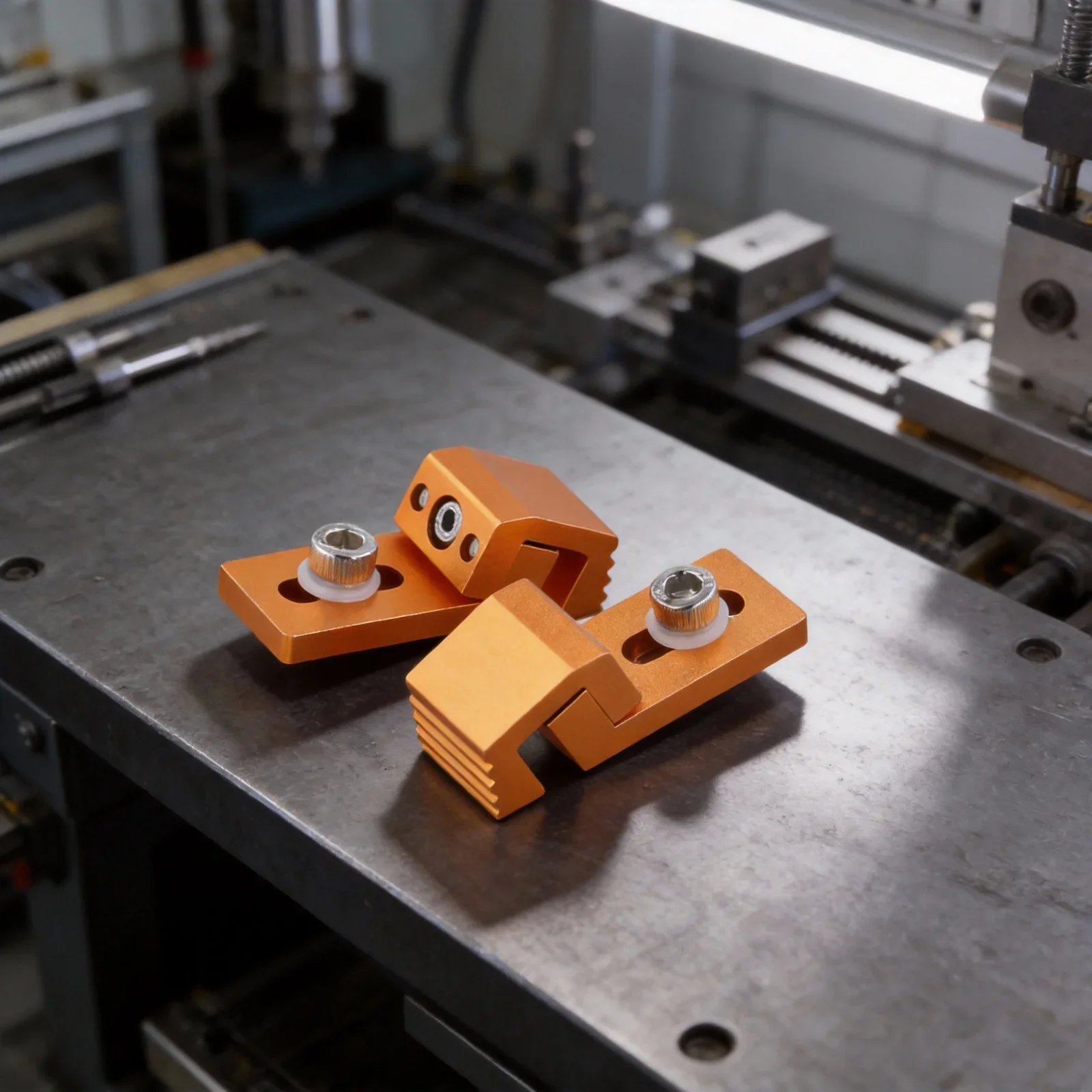 CNC Machining Applications CNC Side Clamps Low Profile Clamps Premium Aluminum Clamp Tools Plate Adjustable M6 Nut Positioning
