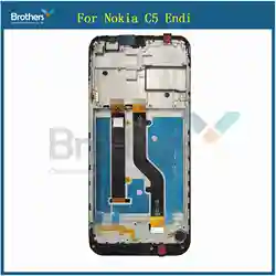 For Nokia C5 Endi LCD Display Touch Screen Digitizer Assembly Replacement Repair Parts