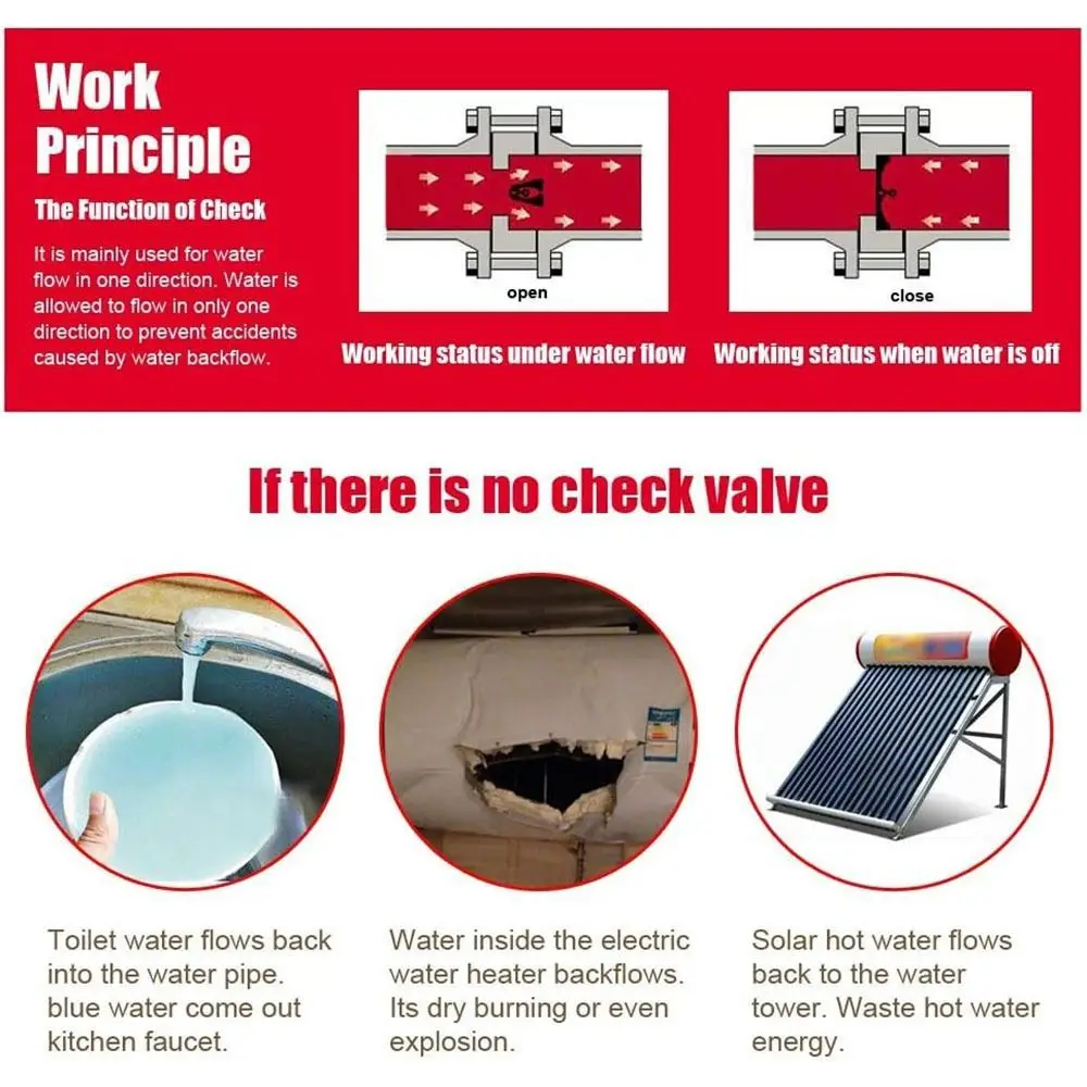 1/2 "Duurzaam Messing Eenrichtingsklep Olie Water Gas Terugslagklep Ozon Weerstand Non Return Female Naar Mannelijke Draad Terugstroomklep