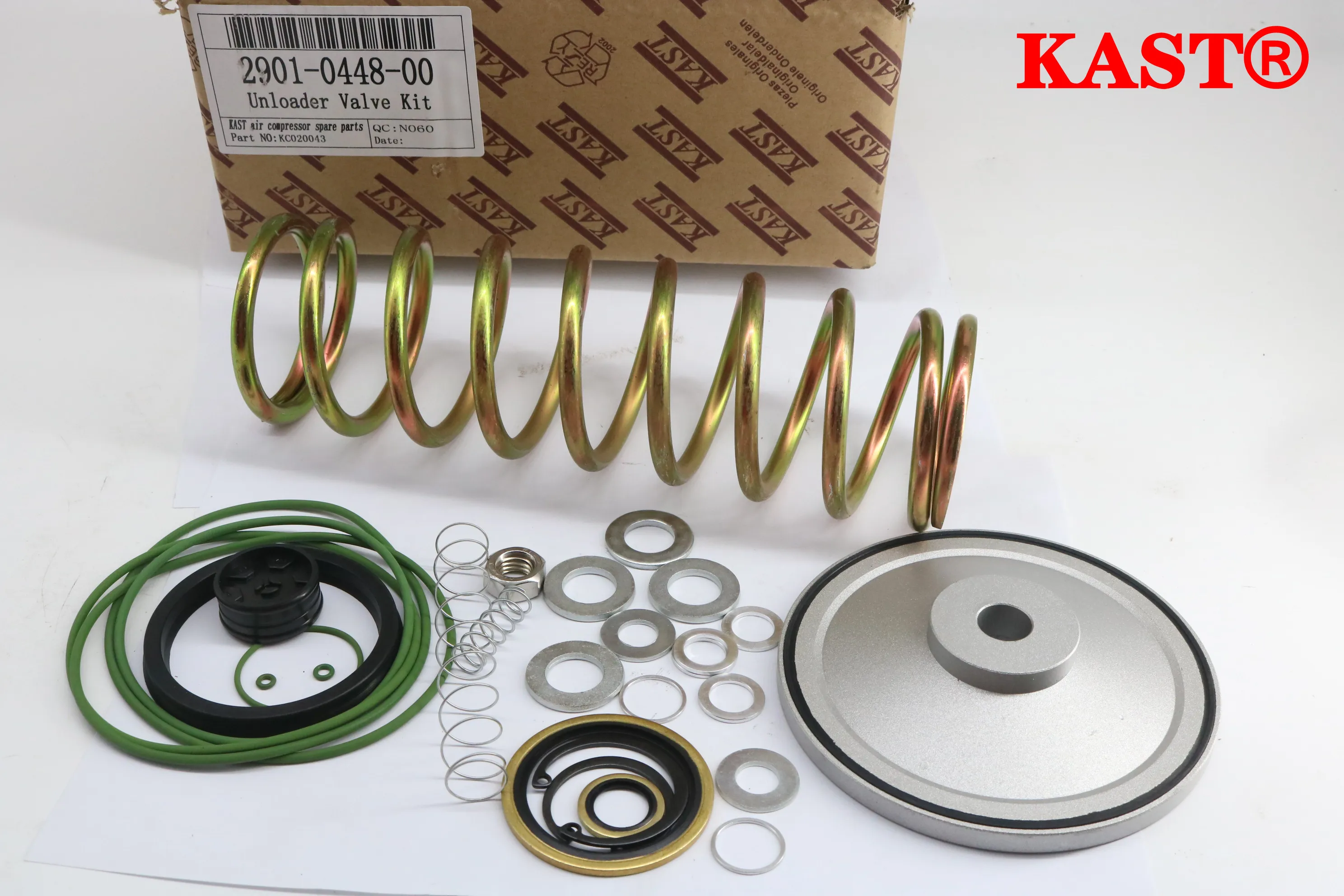 Kast air compressor spare parts unloading intake valve kit 2911005100 2911-0051-00