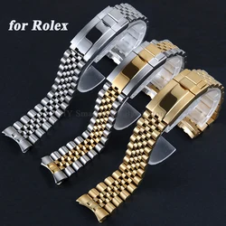 Stainless Steel Watch Band 20mm for Rolex Daytona Submariner Watch Men Women Sport Diving Wrist Strap Silver Gold Watch Bracelet