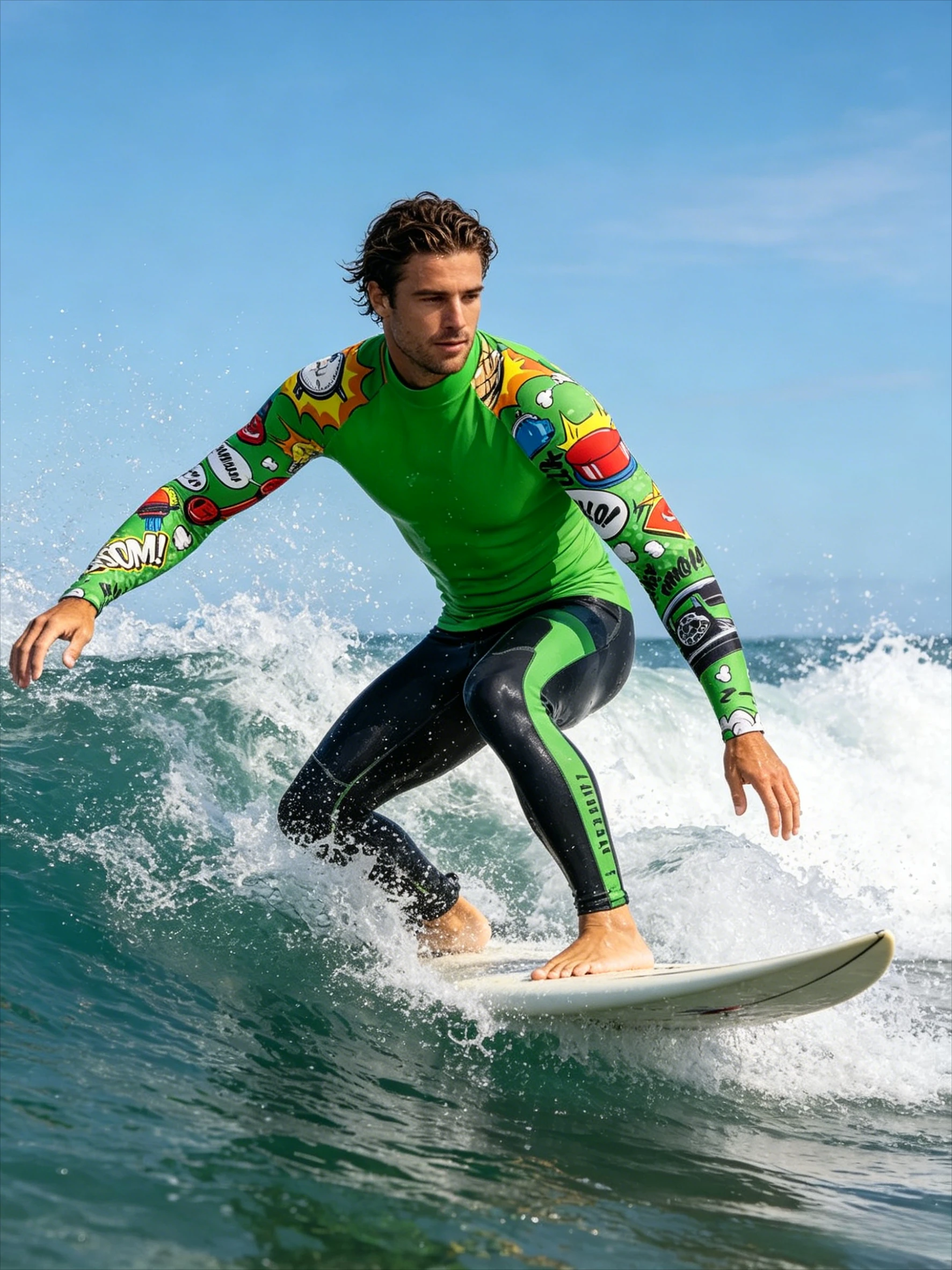 

2026 Men's Rash Guard Shirts Swim Shirts UV Sun Protection Long Sleeve Shirts Lightweight Quick Dry S-3XL