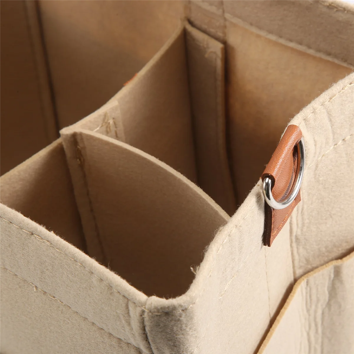 A97TBaby Felt Storage Nursery Organizer Basket Infant Diaper Bag with Handle Caddy Changing Nappy Kids Storage Carrier A