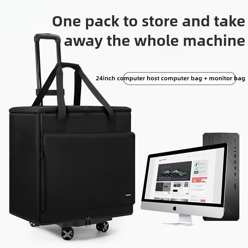 

Shockproof Fabric Transport Bag for Computer Monitor Accessories Universal Protective Cover for Moving CPU Storage Bags
